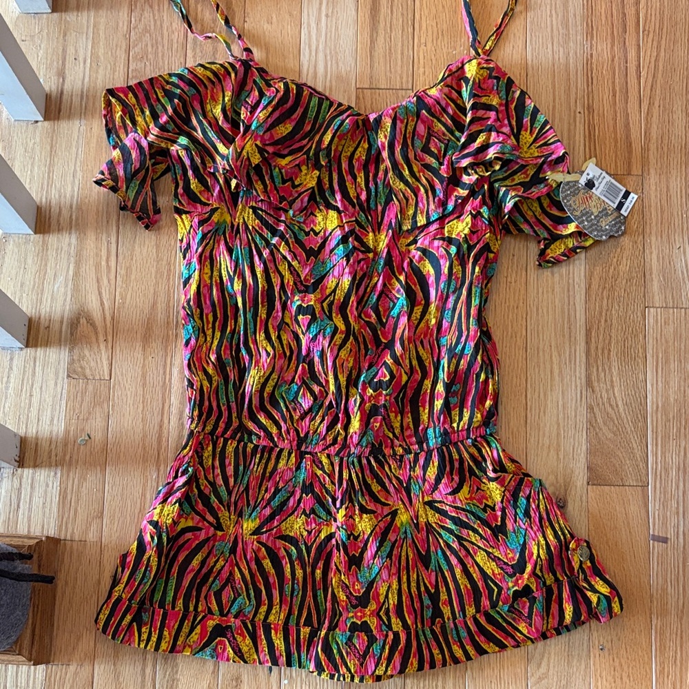 Vibrant Multicolor Women's Romper